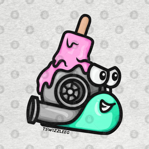 Turbo Snail - Popsicle (Pink) by hoddynoddy